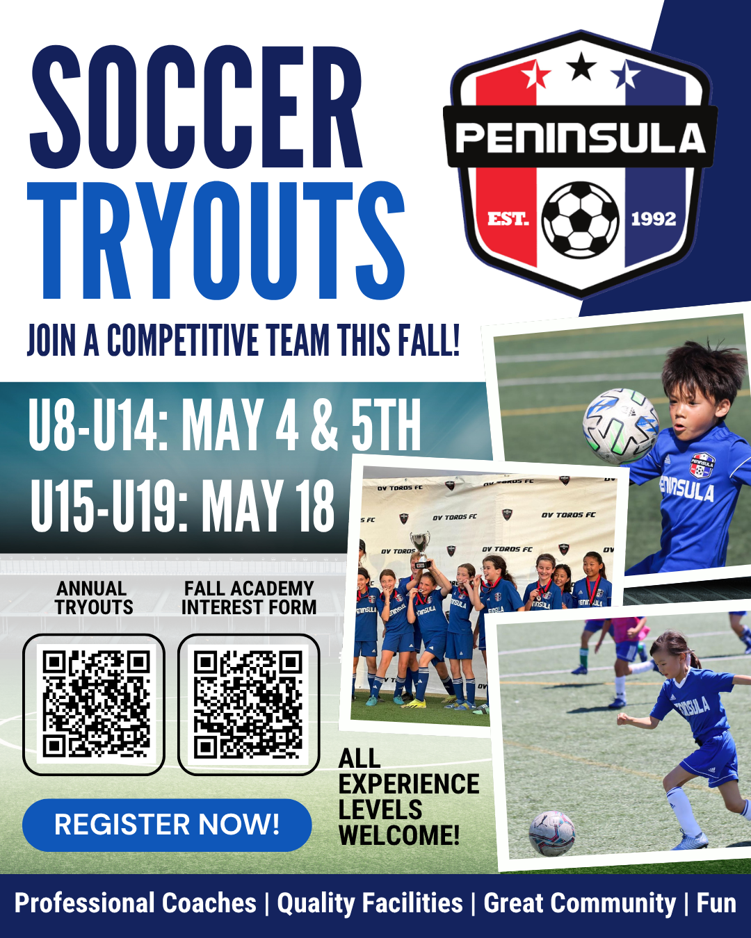 2026-2027 Youth Soccer Try-outs