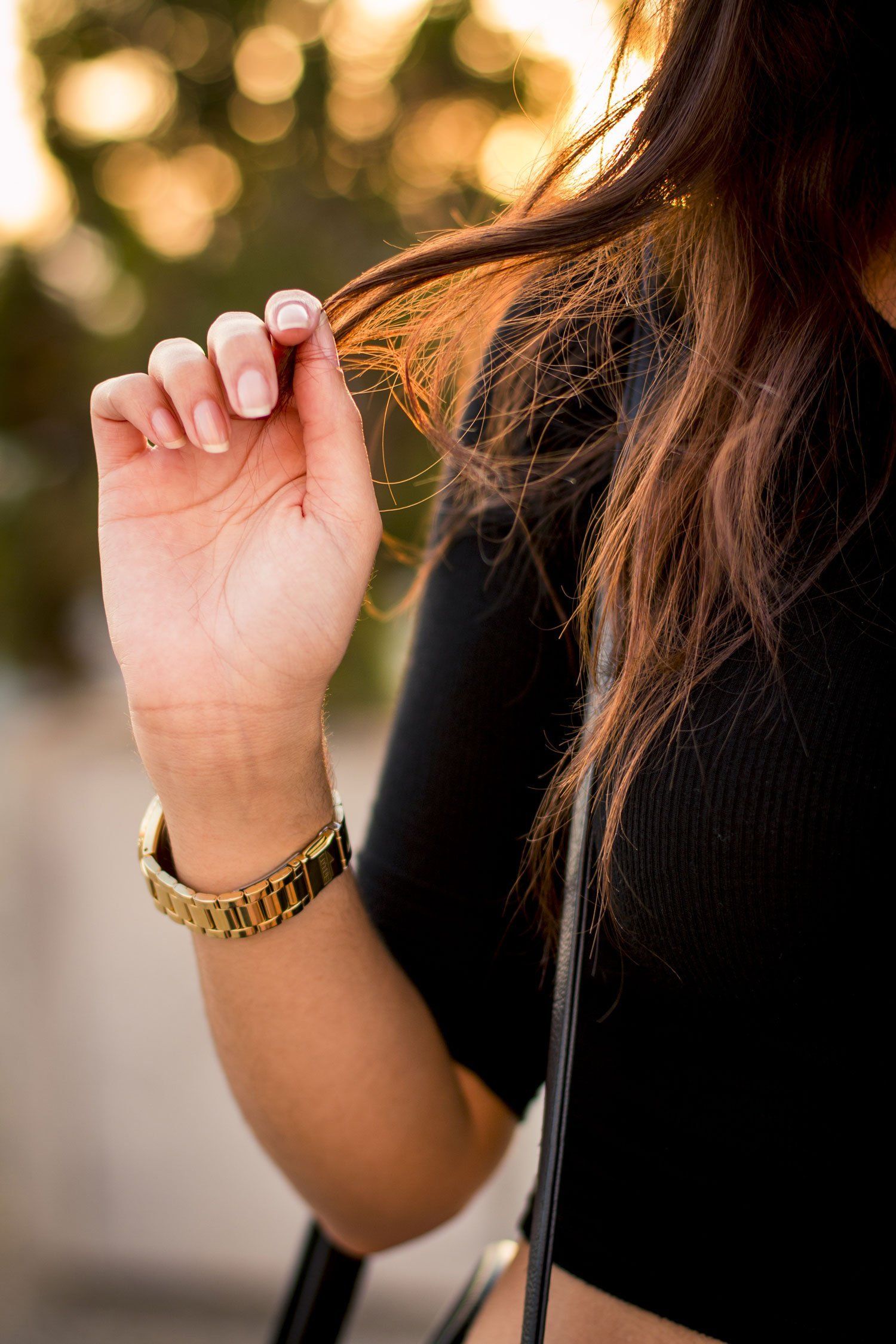 Holding Hair