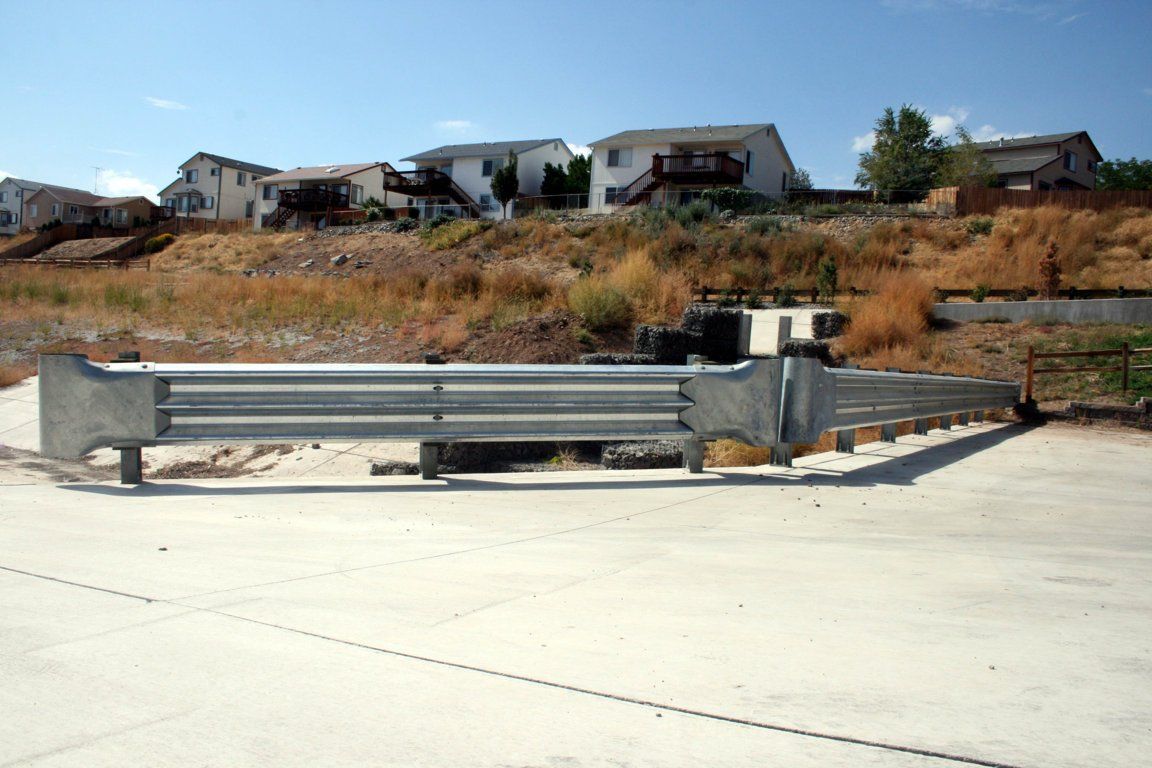 Newly Installed Guard Rail — Sparks, NV — Tholl Fence, Inc.