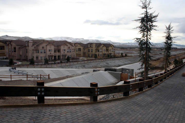 Wood Guard Rail On Path Way — Sparks, NV — Tholl Fence, Inc.