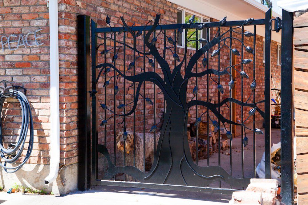 Fence With Tree Design — Sparks, NV — Tholl Fence, Inc.