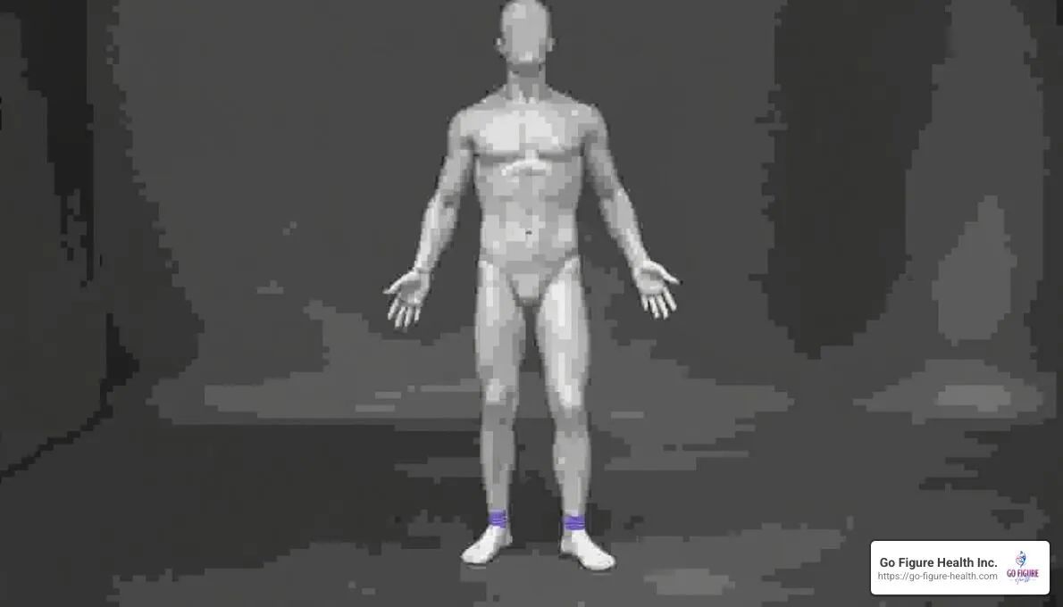 Image of 3D scanned human body 