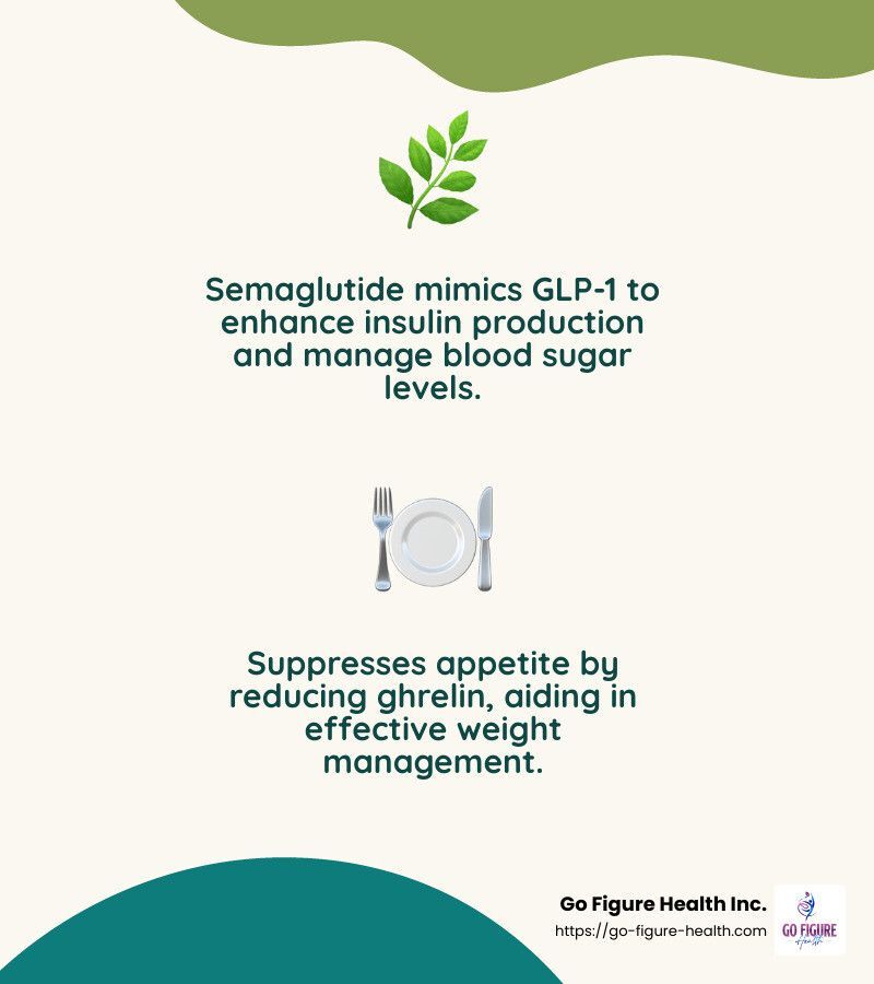 Appetite Suppression and Insulin Production - semaglutide injection benefits infographic 2_facts_emoji_nature