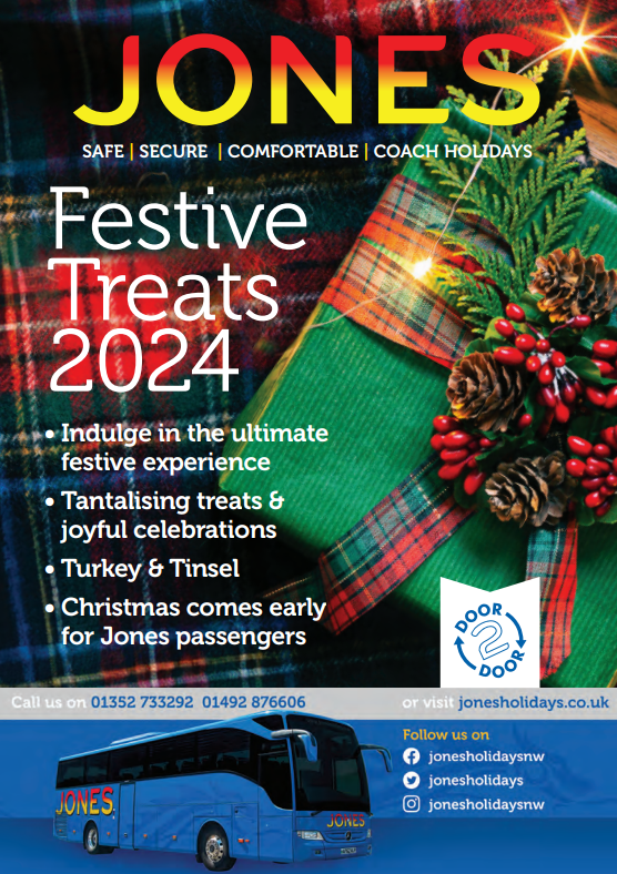 Unwrap Our Jones Holidays Festive 2024 Brochure!