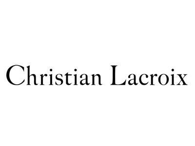 Logo di Christian Lacroix in testo nero.