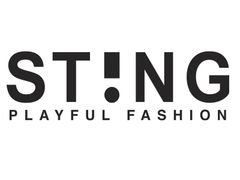 sting playful fashion logo