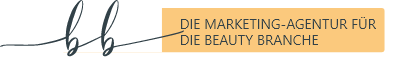 A logo for die marketing agentur fur die beauty branche