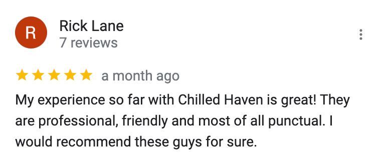 Larry yates wrote a review for chilled haven a month ago