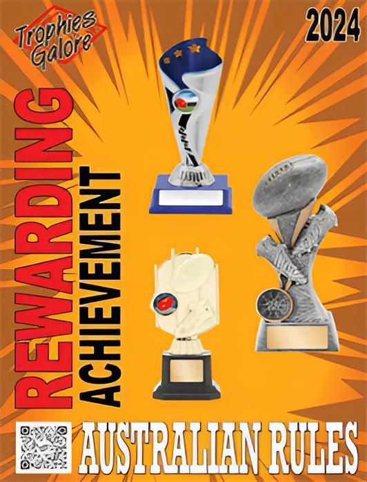 TG AFL 2024 Book — Ace Wholesale Trophies & Engraving In Bakers Creek, QLD
