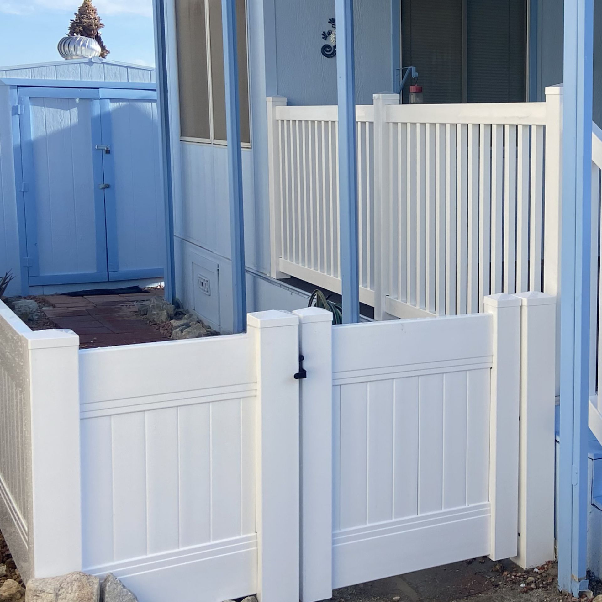 Small White Fence- Perris, CA - Good Fence