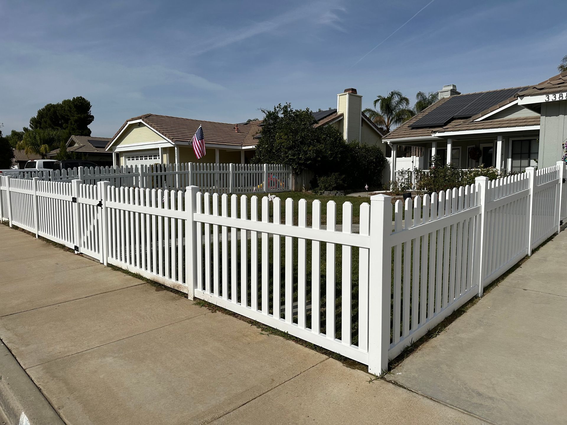 Big House with Fence - Perris, CA - Good Fence