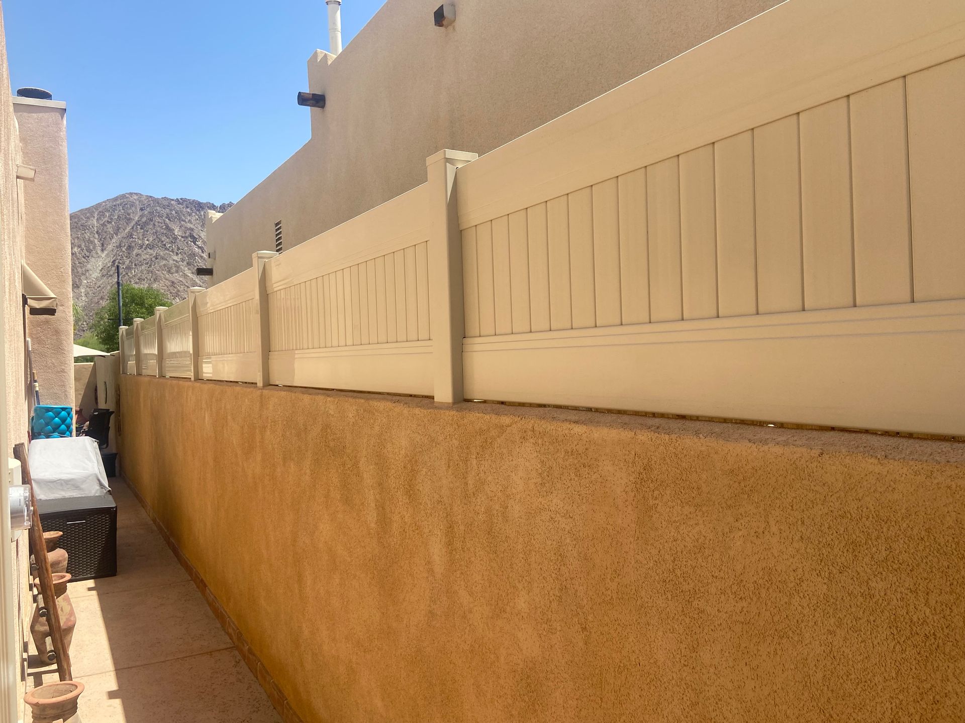 New Fence on Concrete - Perris, CA - Good Fence