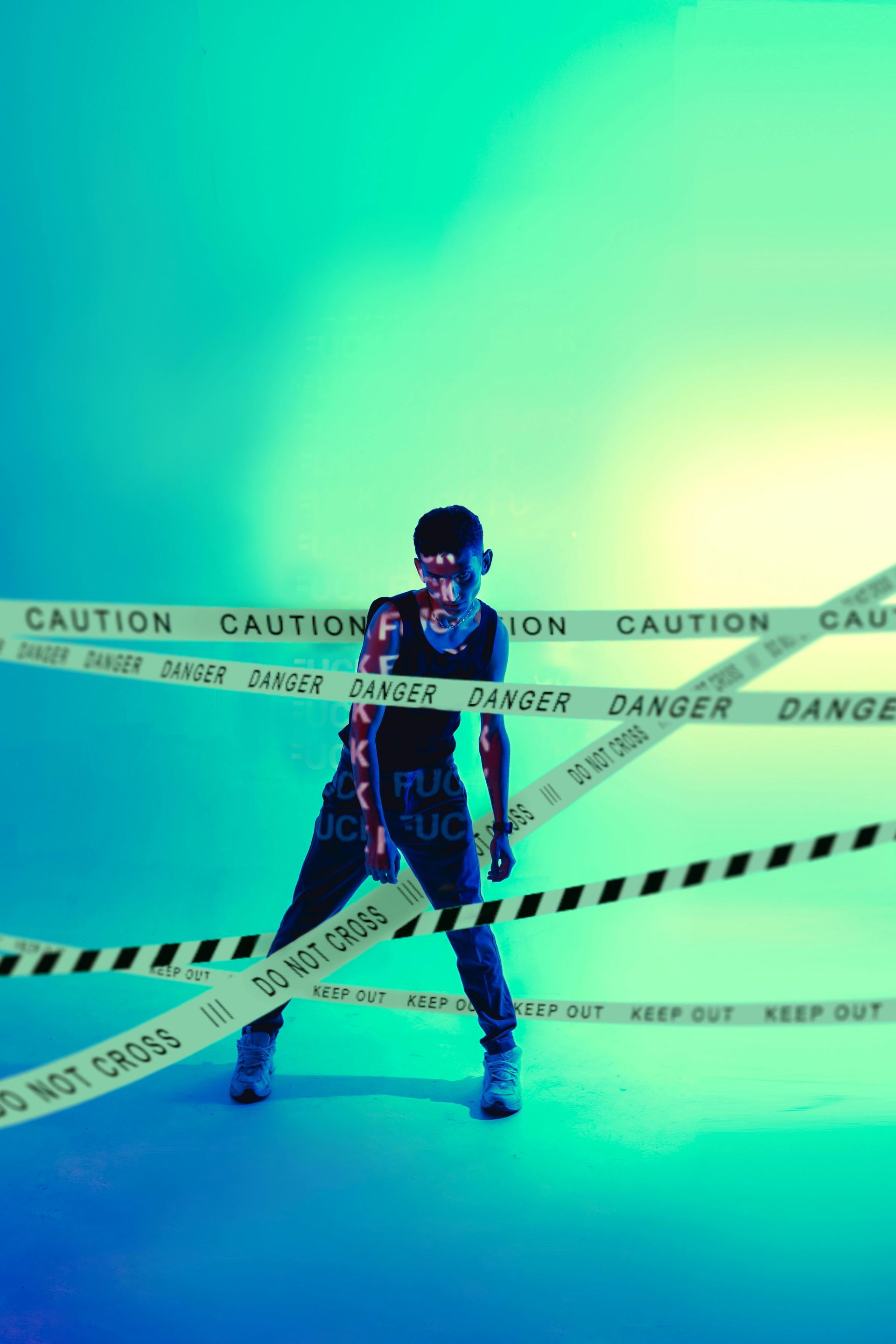 A pen is sitting on top of a work permit application