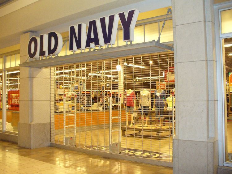 an old navy store in a shopping mall