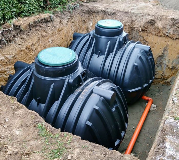 septic tanks in ground