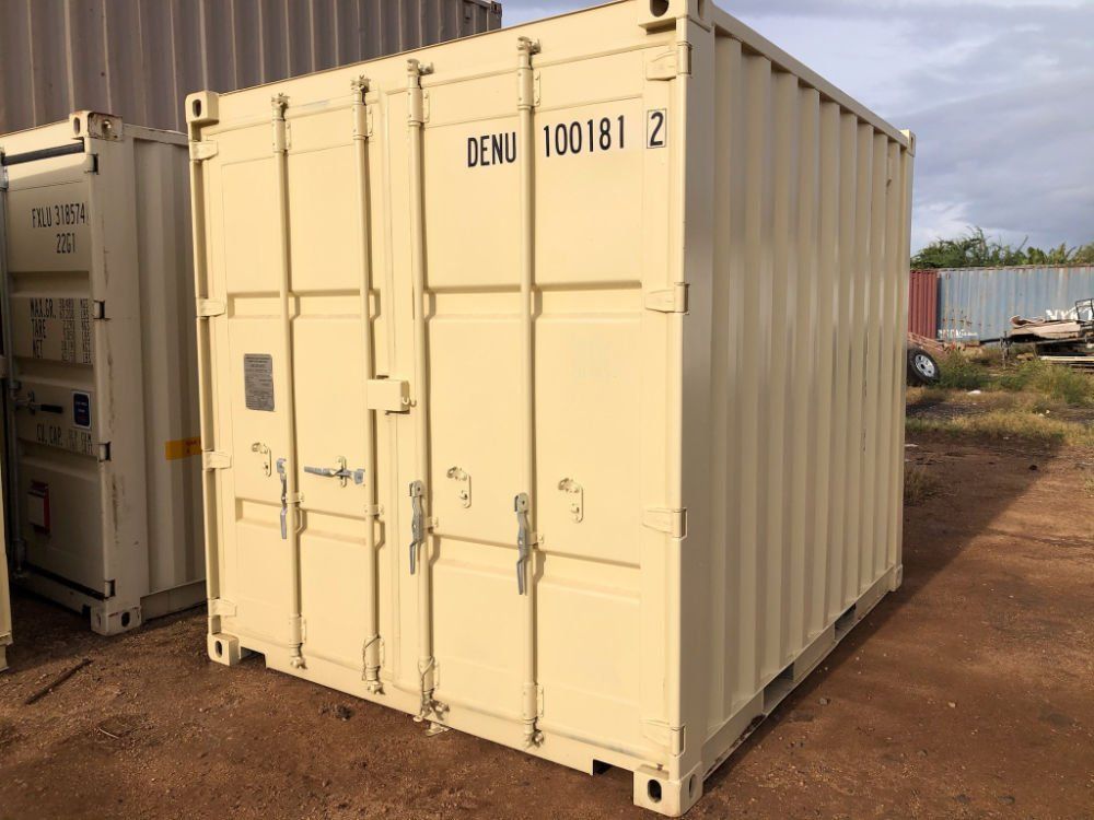 Custom-Size Containers exterior with swinging doors