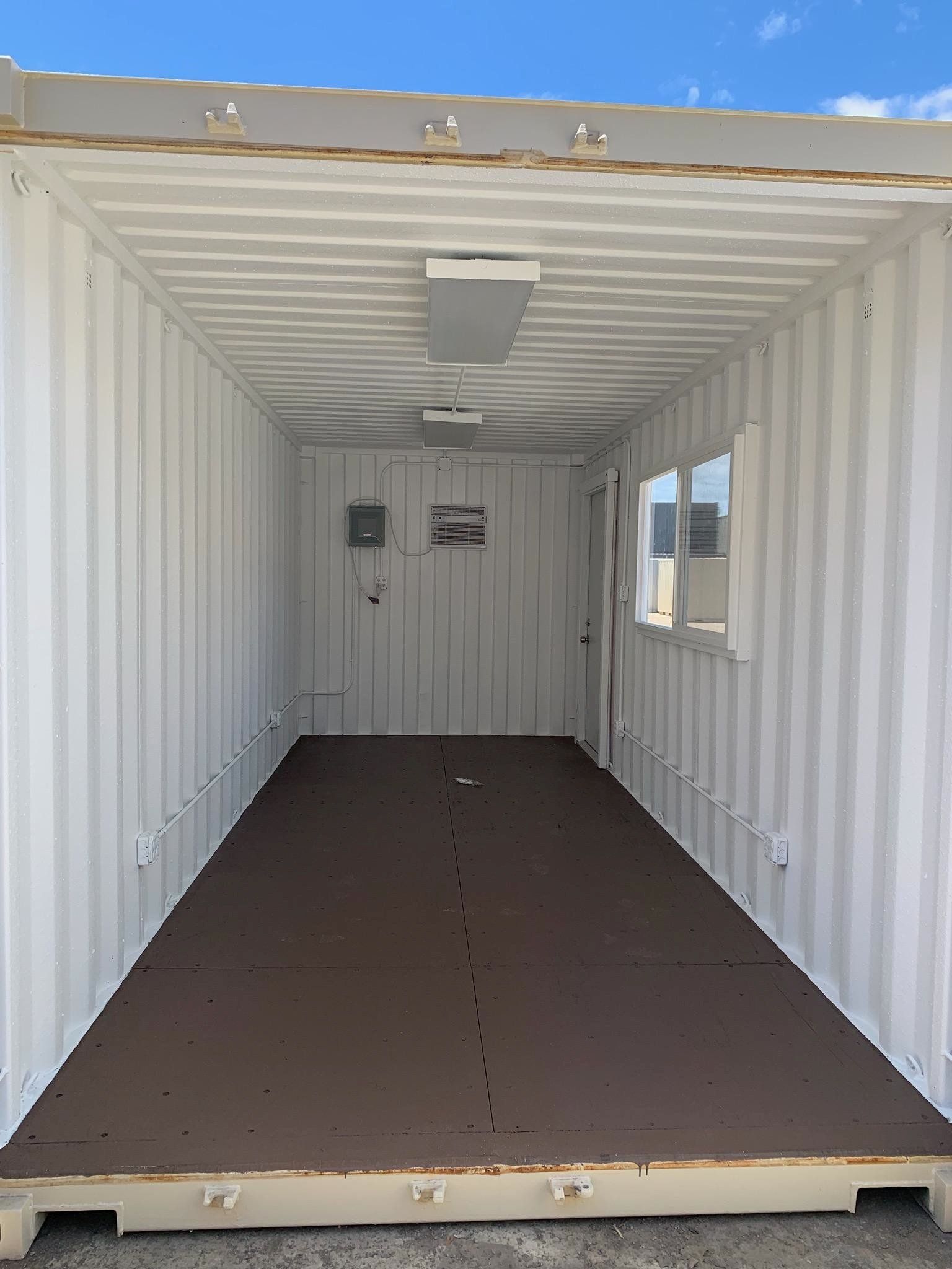 20' Shipping Container Office  Contractor's Model  interior
