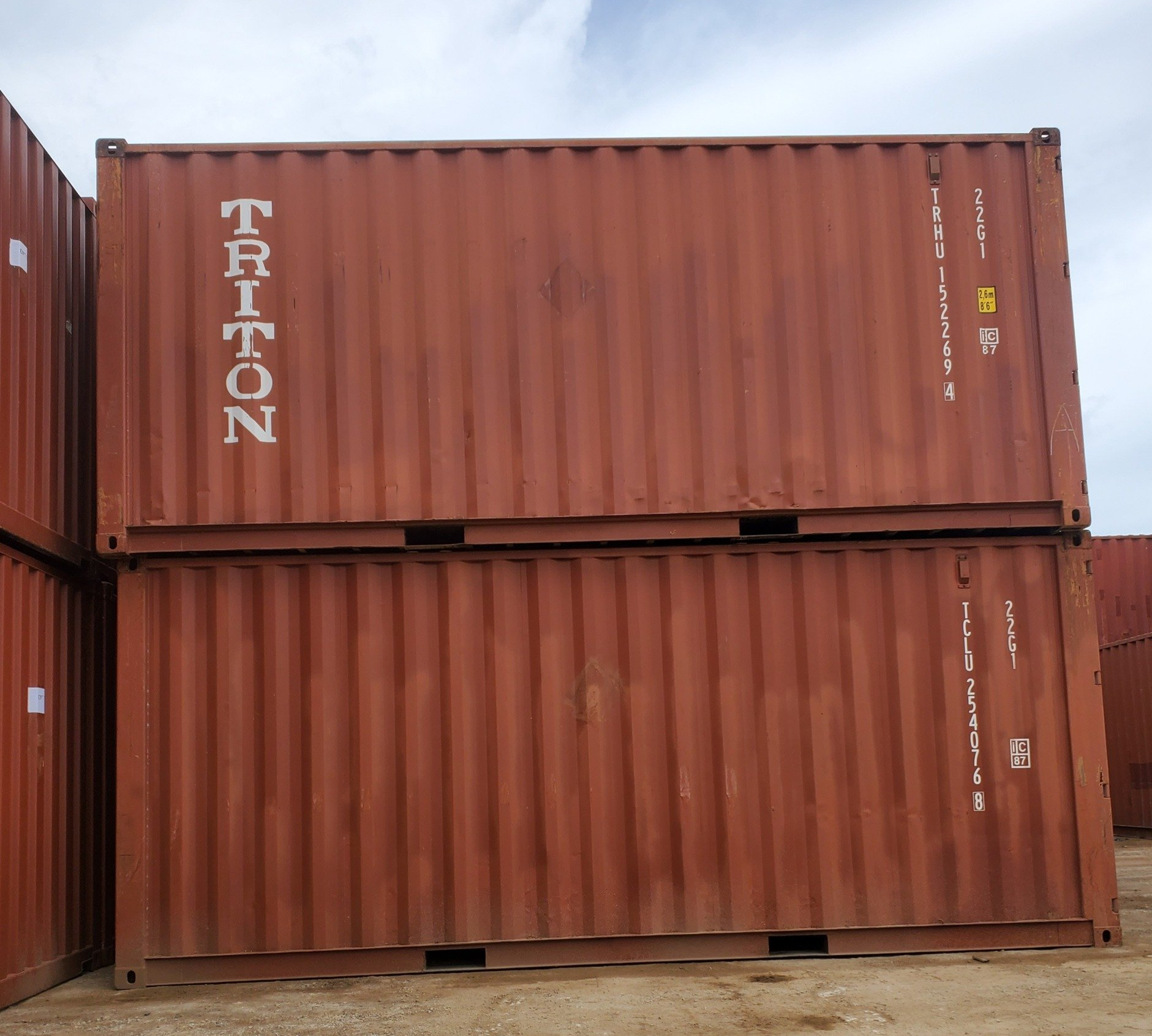 20' Used Shipping Container (standard height) exterior