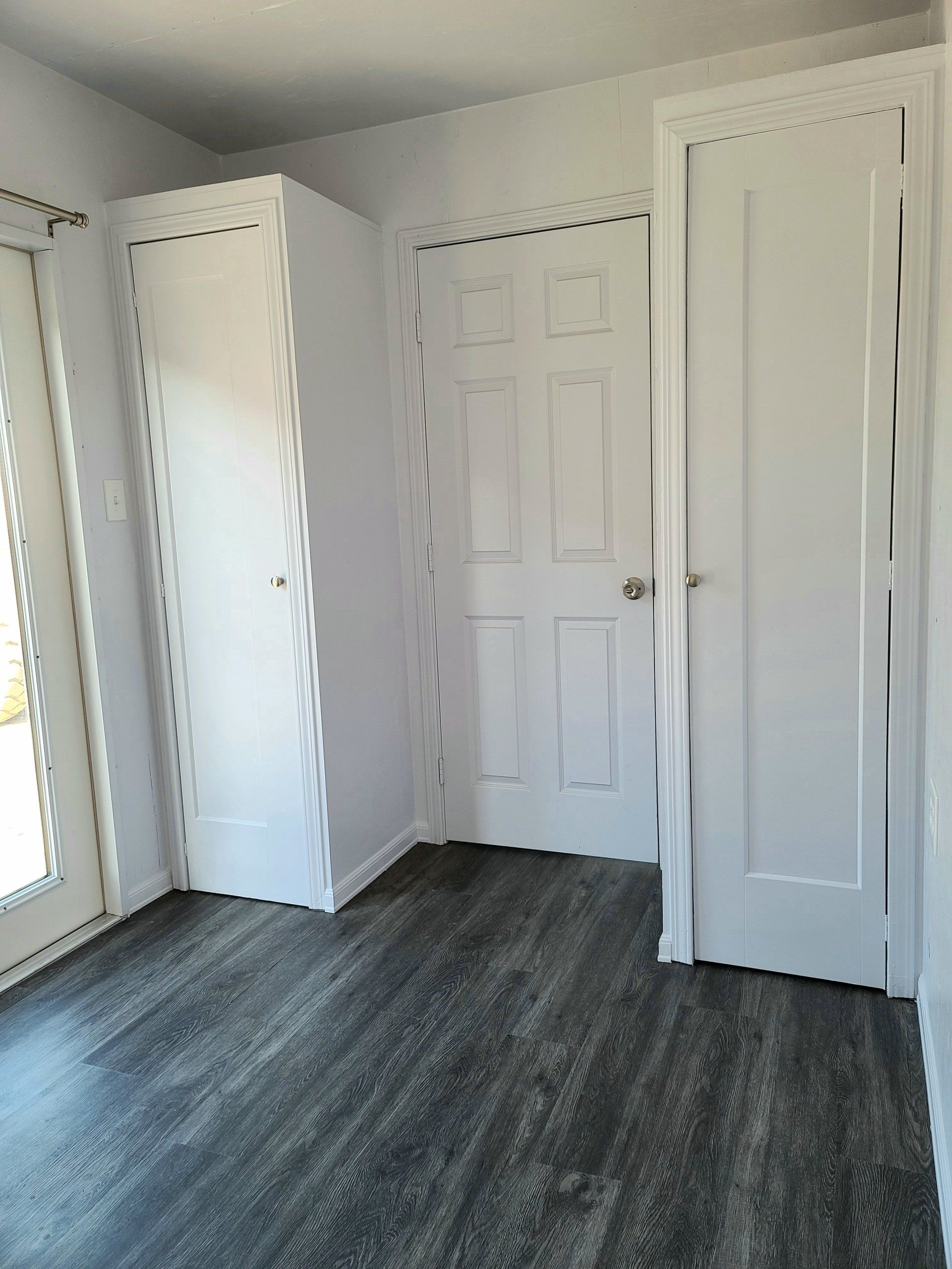 Custom Shipping Container Interior with room partition and closets