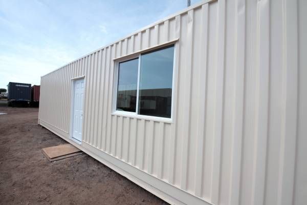 Mobile Office with Window Bars
