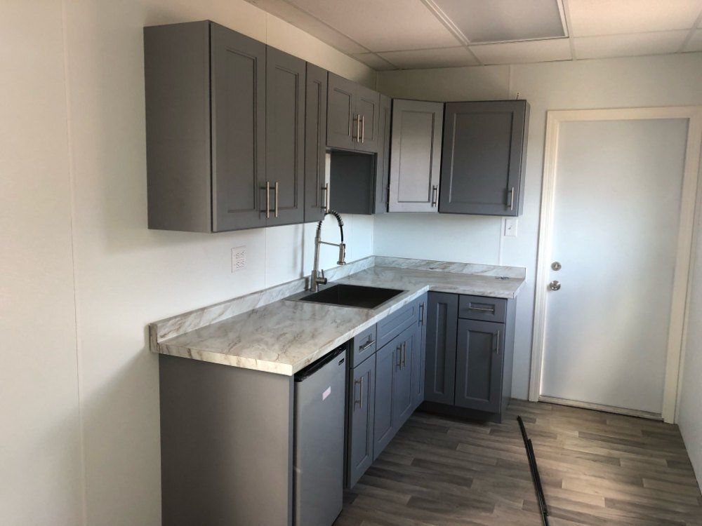 Custom space and Individualized Solution with kitchen and sink