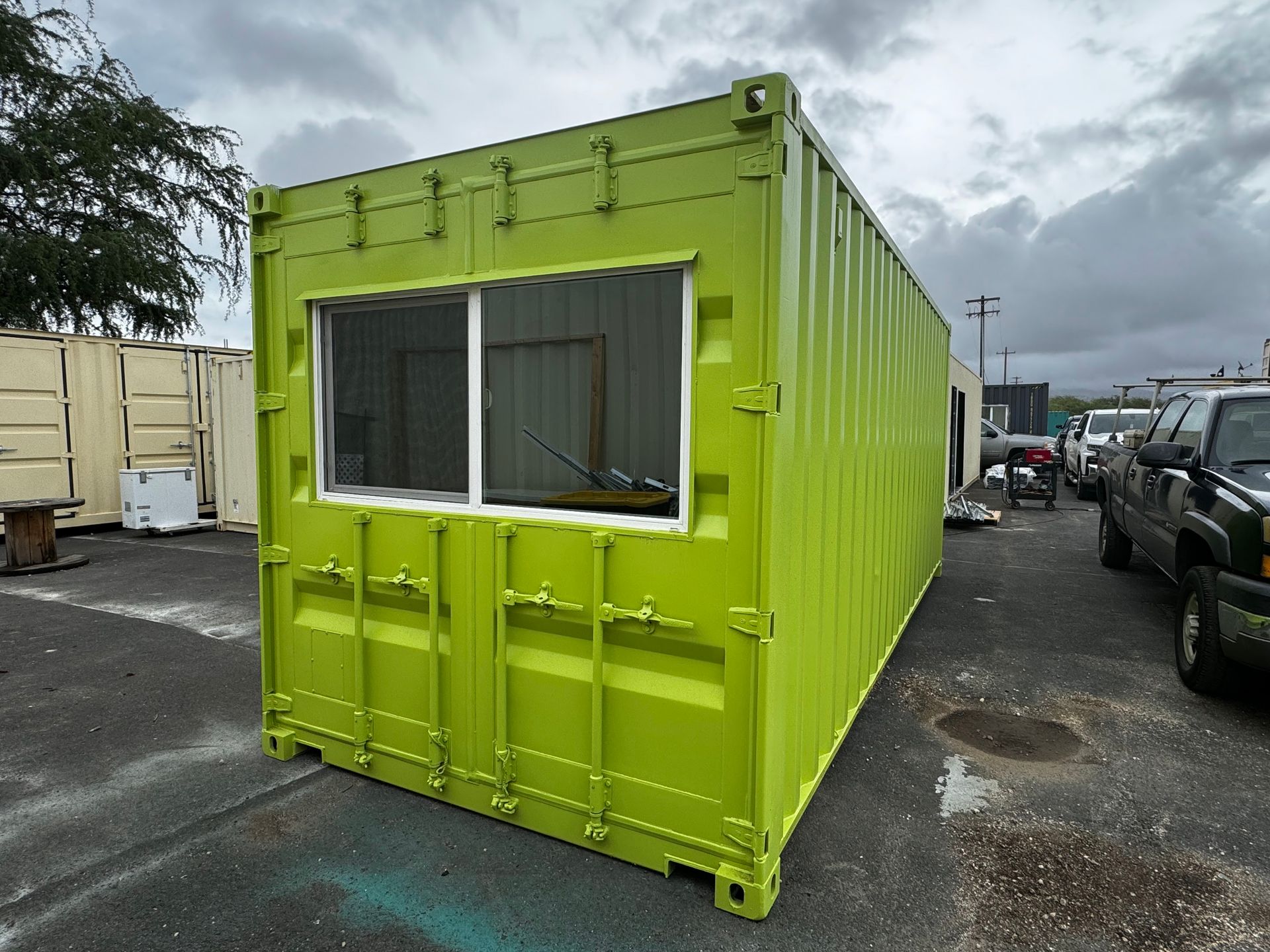 Papahana Kualoa modified container from a different view.