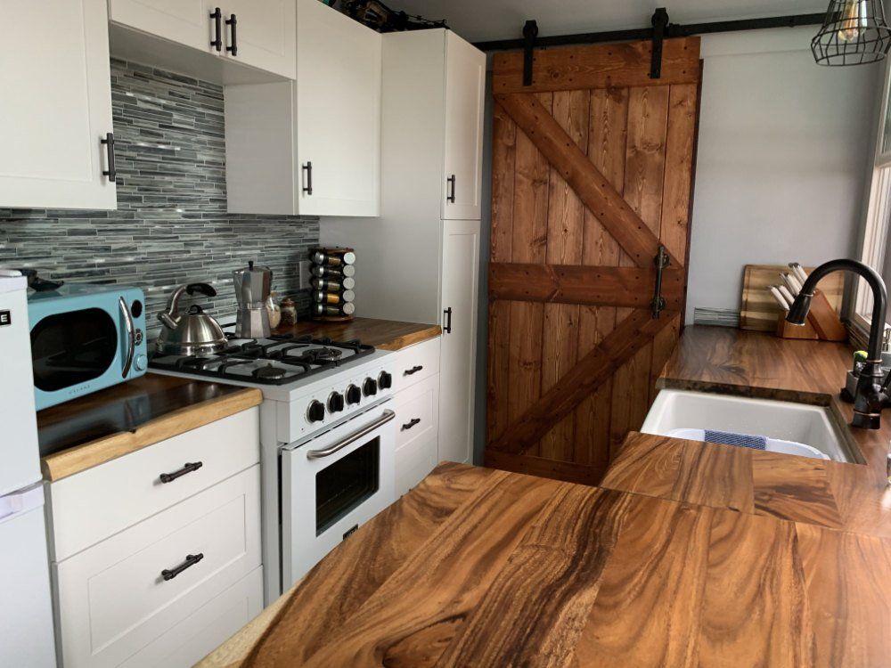 Custom space and Individualized Solution with custom interior and kitchen