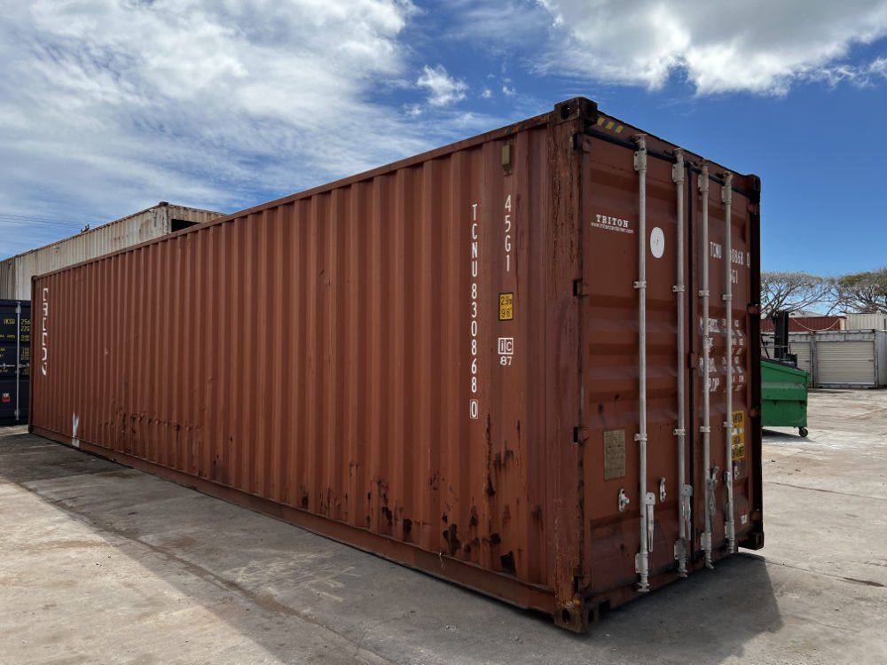 Used 40' High Cube Shipping Container (Standard Condition) exterior