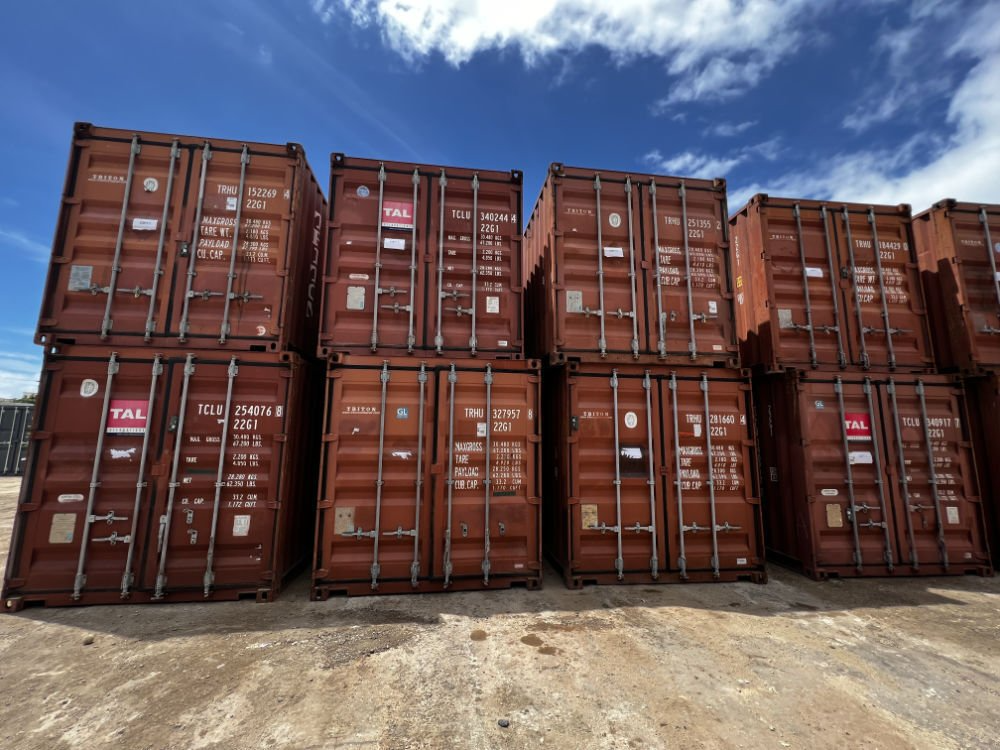 20’ Premium Condition Used Shipping Container (standard height) exterior doors