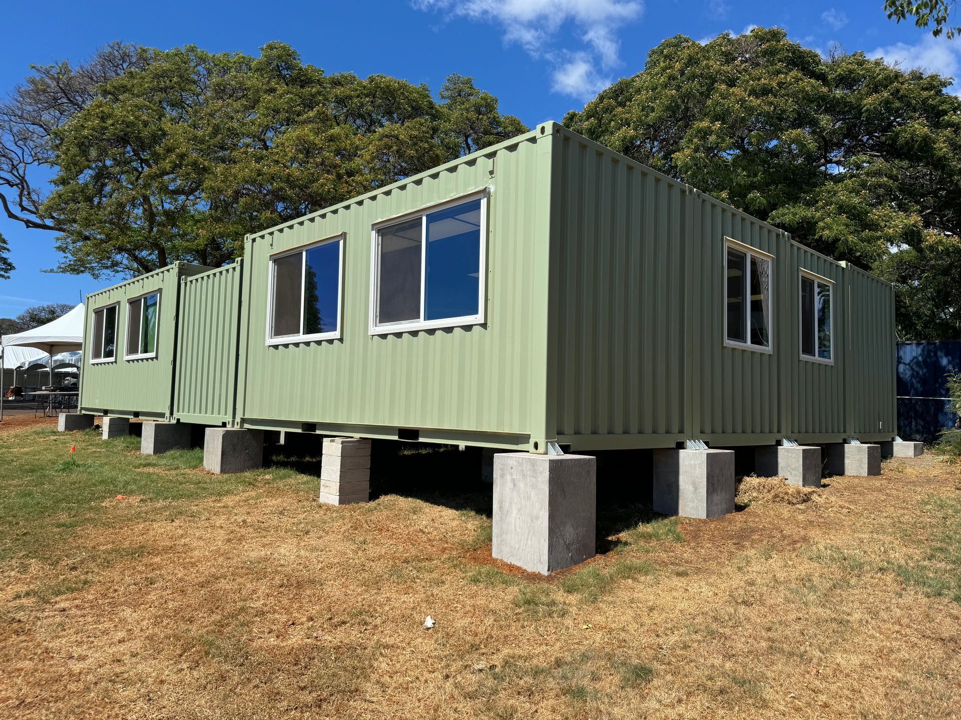 Sacred Hearts Academy classrooms - external view.