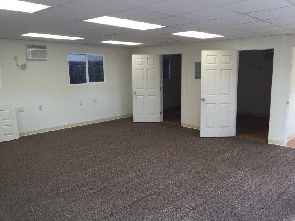 Multiple-Wide Office and Custom Space with partitioned rooms with doors