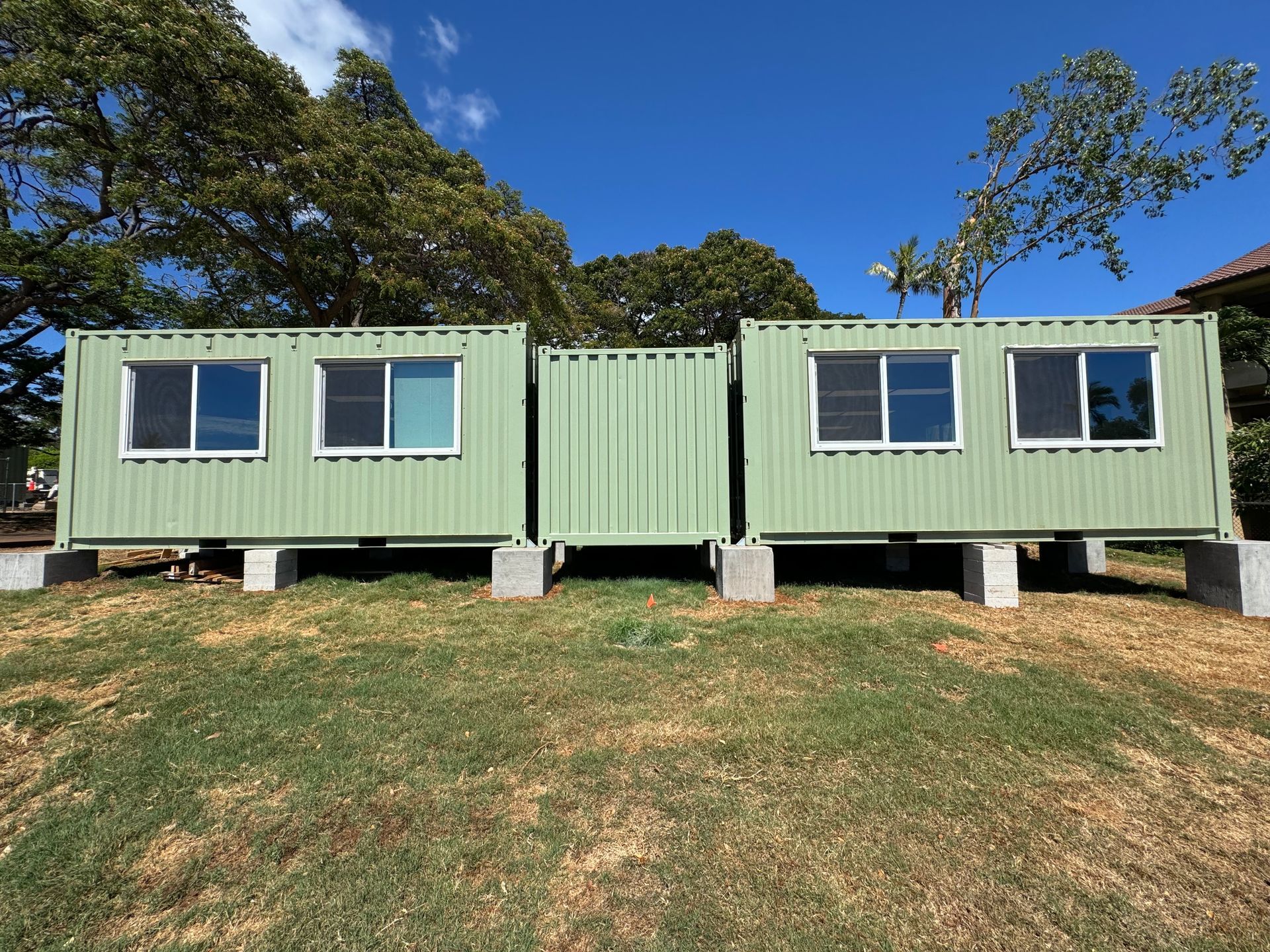 Sacred Hearts Academy classrooms - external view.