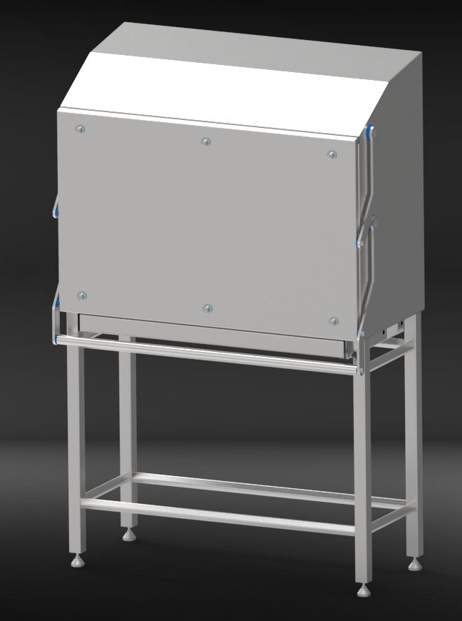 HollowBase – Edelstahl-Schrank mit Geräteauszug