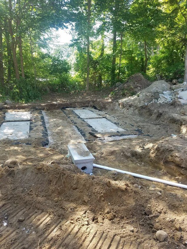 New Concrete Septic Tank — Saunderstown, RI — Briggs Septic, Inc.