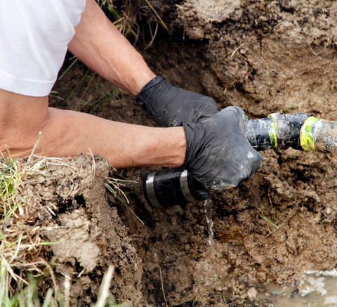 Repairing A Broken Pipe — Saunderstown, RI — Briggs Septic, Inc.