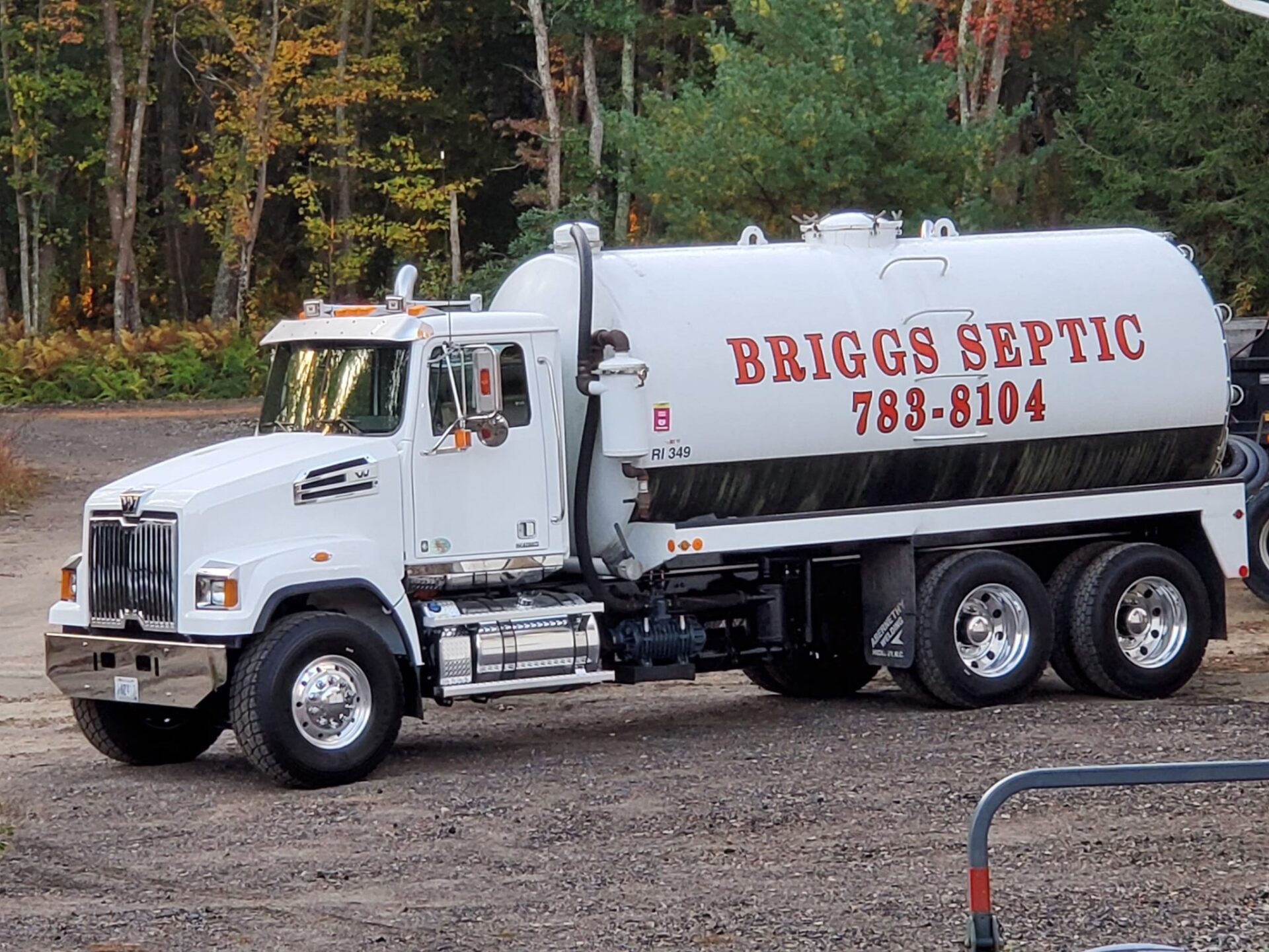 Briggs Septic Inc. Truck — Saunderstown, RI — Briggs Septic, Inc.