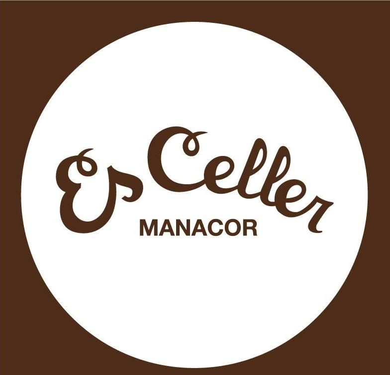 Un logotipo marrón y blanco para Es Celler Manacor