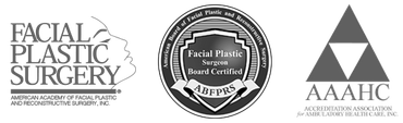 Facial Plastic Surgery, AAAHC, ABFPRS Emblems