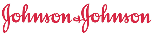 The red, stylized script logo for Johnson & Johnson.