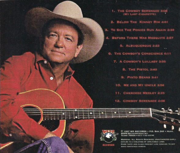 The Cowboy's Conscience Album Songs