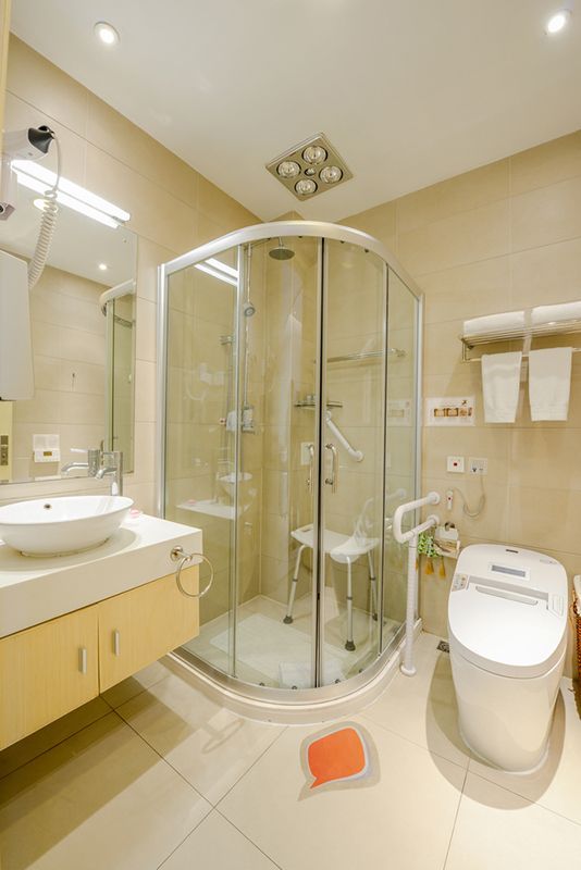 A Bathroom with A Toilet, Sink, Shower and Mirror — Glen Lamberts Wall Cladding & Home Improvements in Port Macquarie, NSW