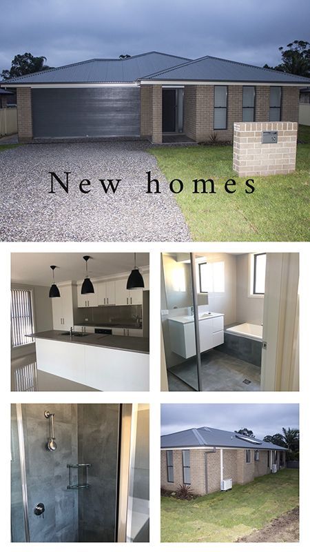 A Collage of Pictures of A New Home — Glen Lamberts Wall Cladding & Home Improvements in Pampoolah, NSW