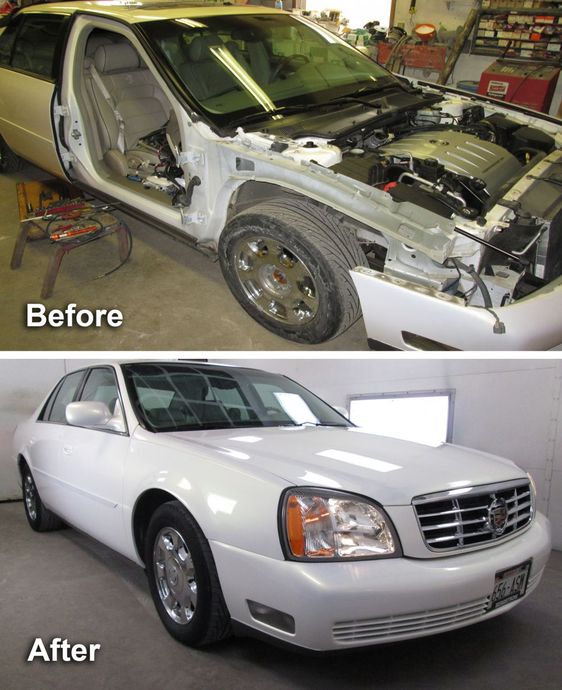Towing services before and after 