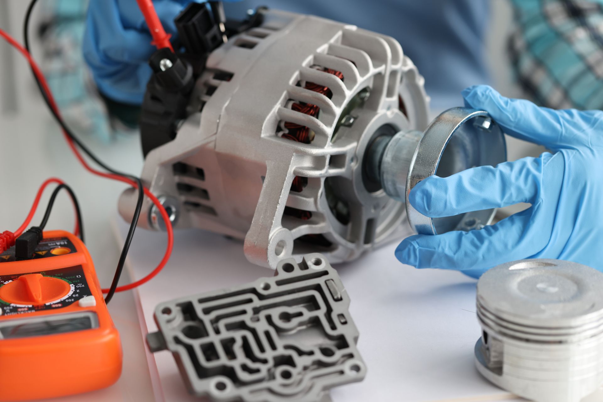 Automotive Alternator Being Worked On | 2EZ Automotive