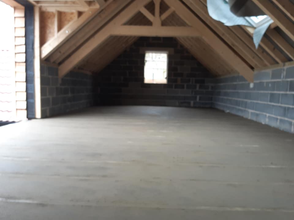 A room with a new floor

