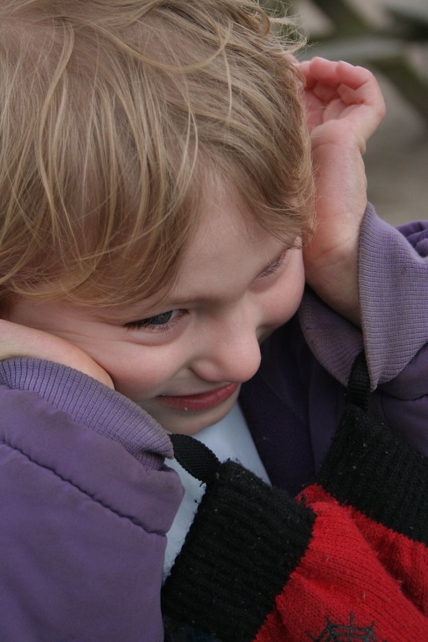 child with autism about to experience a melt down