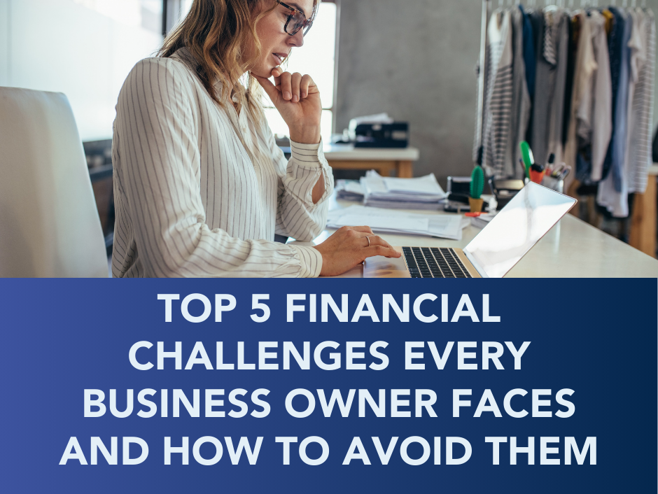 Woman working on a laptop with headline: 