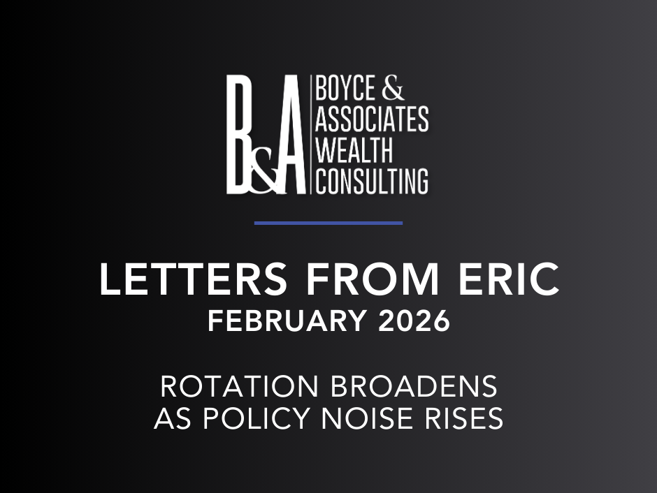 Logo for Boyce & Associates Wealth Consulting. Text: