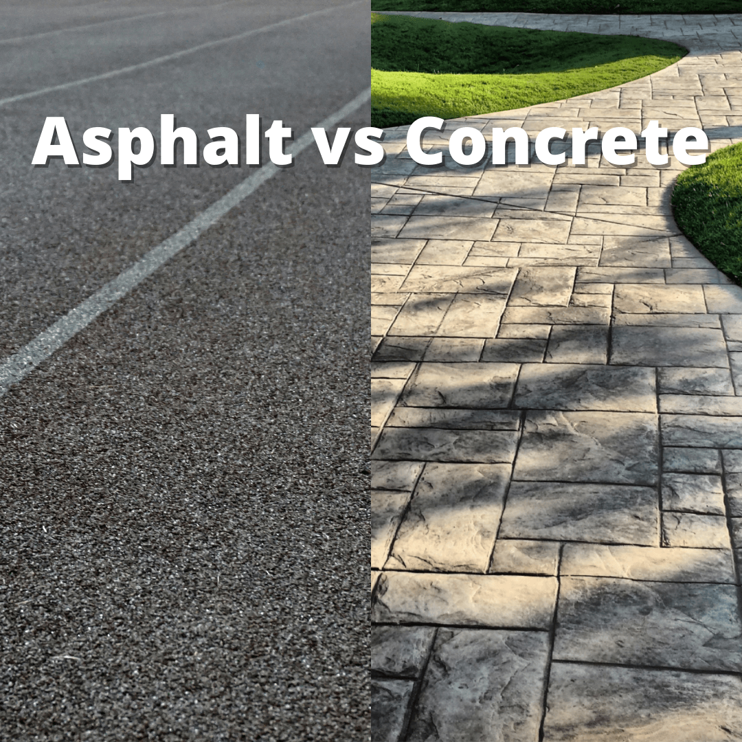 Which is better, asphalt or concrete. Concrete vs Asphalt pros and cons