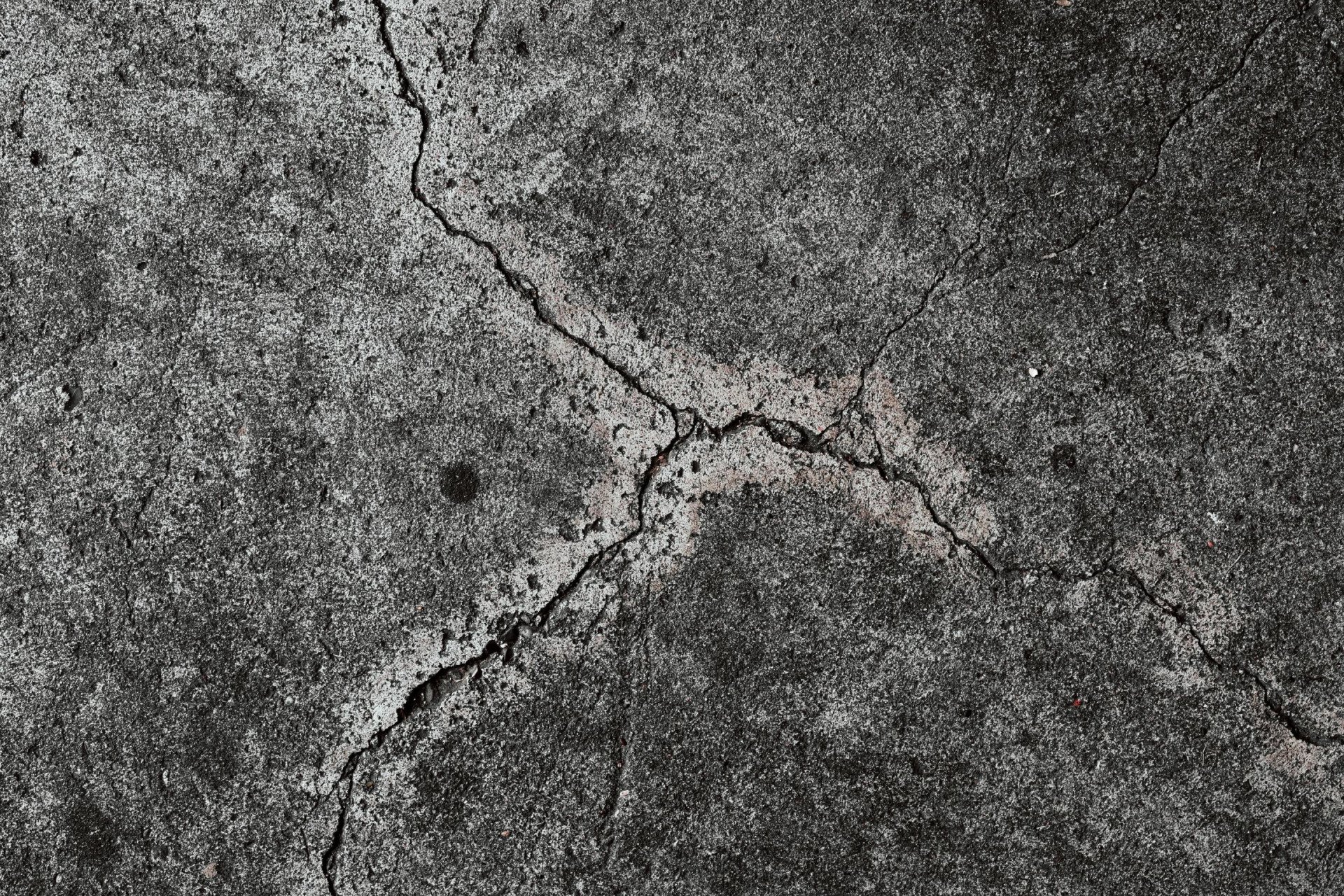 cracked concrete needs repair in Harrisonburg